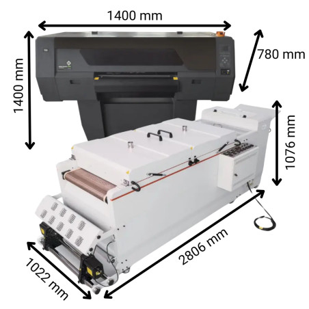 6 Head DTF Printer